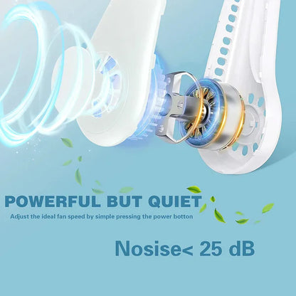 Rechargeable Portable Hanging Neck Fan